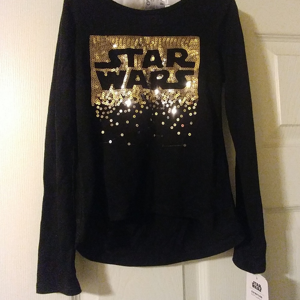 Disney Star wars sparkling top